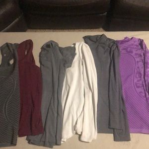 Lululemon shirts 6 shirts all size 6